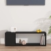 Mueble para TV madera contrachapada negro 100x24x32 cm