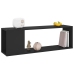 Mueble para TV madera contrachapada negro 100x24x32 cm