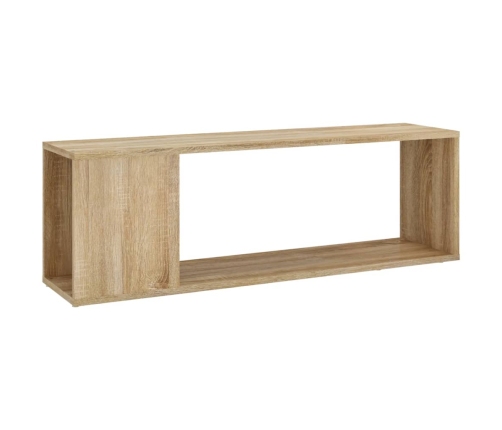 Mueble para TV madera contrachapada roble Sonoma 100x24x32 cm