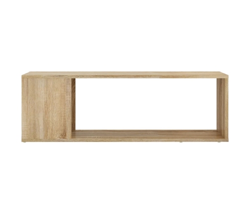 Mueble para TV madera contrachapada roble Sonoma 100x24x32 cm