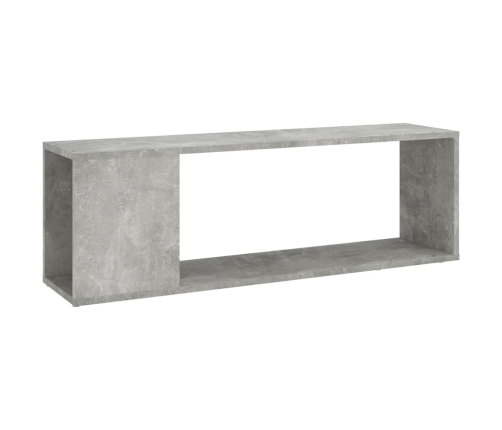 Mueble para TV madera contrachapada gris hormigón 100x24x32 cm