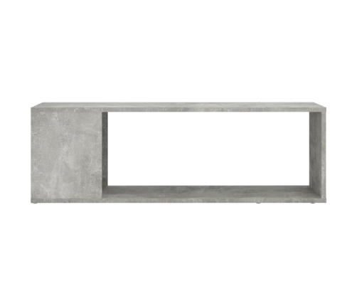 Mueble para TV madera contrachapada gris hormigón 100x24x32 cm