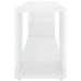 Mueble para TV madera contrachapada blanco brillo 100x24x32 cm