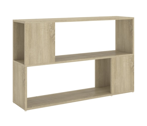 Librería de madera contrachapada roble Sonoma 100x24x63 cm