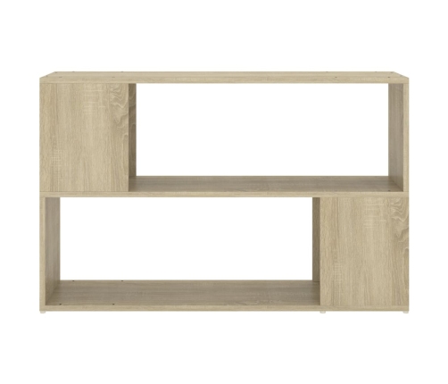 Librería de madera contrachapada roble Sonoma 100x24x63 cm