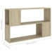 Librería de madera contrachapada roble Sonoma 100x24x63 cm