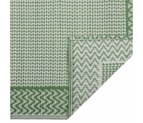 Alfombra de exterior PP ARAKIL verde 80x250 cm