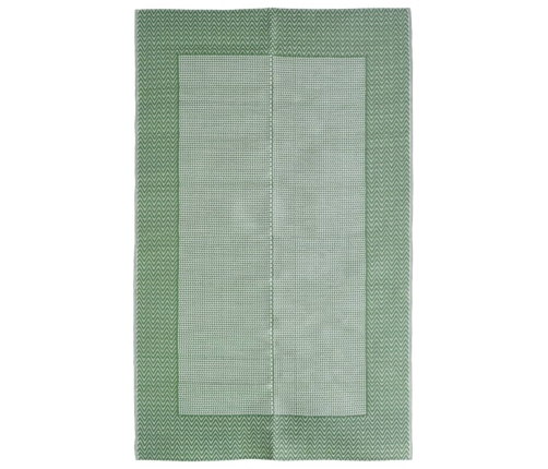 Alfombra de exterior PP verde 160x230 cm