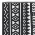 Alfombra de exterior PP ARAKIL negro 80x250 cm