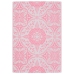 Alfombra de exterior ARAKIL PP rosa 140x200 cm