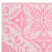 Alfombra de exterior ARAKIL PP rosa 140x200 cm