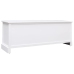 Mueble para TV madera maciza de paulownia blanco 108x30x40 cm