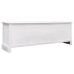 Mueble para TV madera paulownia blanco envejecido 108x30x40 cm