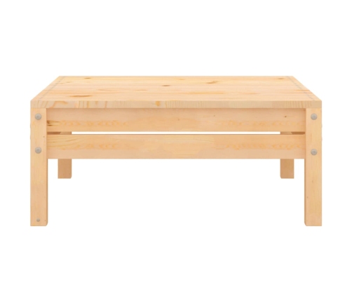 Juego de muebles de jardín 3 piezas madera maciza de pino