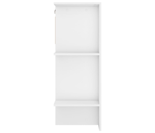 Muebles de recibidor 2 unidades madera contrachapada blanco