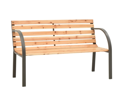 vidaXL Banco de jardín para niños de madera de abeto chino 81 cm