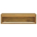 Armario de baño de pared madera maciza de teca 110x45x30 cm