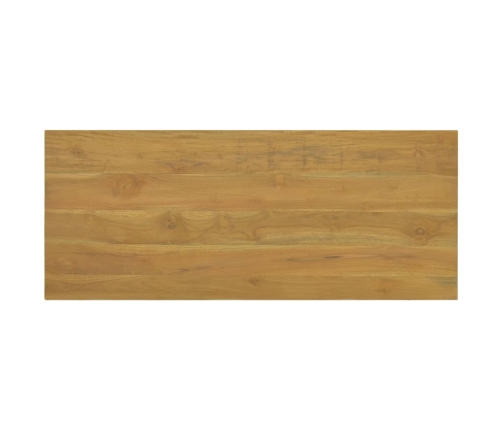 Armario de baño de pared madera maciza de teca 110x45x30 cm