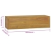 Armario de baño de pared madera maciza de teca 110x45x30 cm