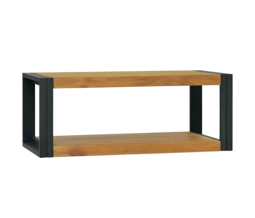 Armario de baño madera maciza de teca 90x45x35 cm