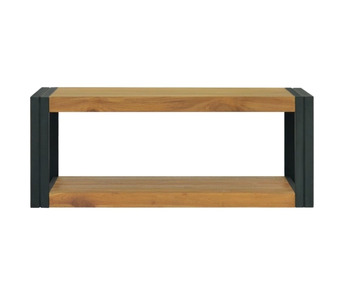 Armario de baño madera maciza de teca 90x45x35 cm