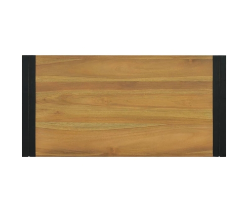 Armario de baño madera maciza de teca 90x45x35 cm