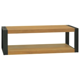 Armario de baño madera maciza de teca 120x45x35 cm