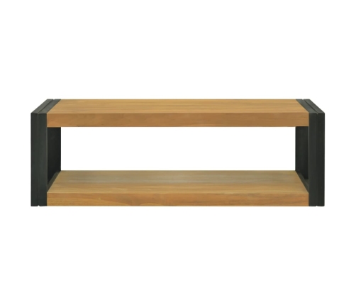 Armario de baño madera maciza de teca 120x45x35 cm