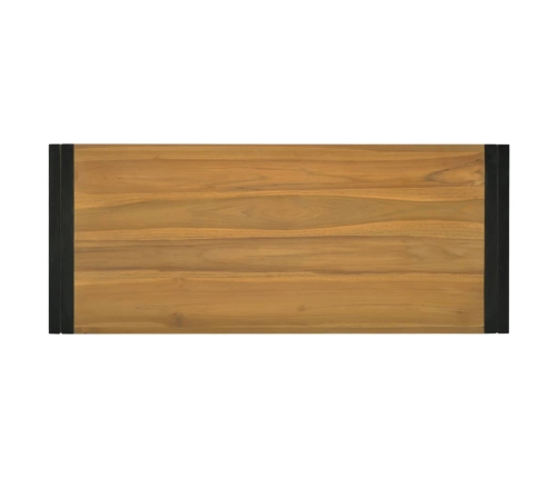 Armario de baño madera maciza de teca 120x45x35 cm