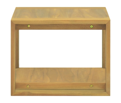 Armario de baño de pared madera maciza de teca 45x45x35 cm