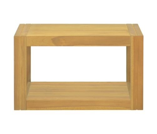 Armario de baño de pared madera maciza de teca 60x45x35 cm