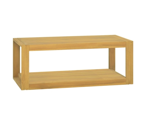 Armario de baño de pared madera maciza de teca 90x45x35 cm