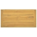 Armario de baño de pared madera maciza de teca 90x45x35 cm