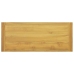 Armario de baño de pared madera maciza de teca 110x45x35 cm