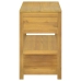 Armario de baño madera maciza de teca 90x45x75 cm