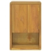 Armario de baño de pared madera maciza de teca 45x30x70 cm