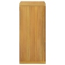 Armario de baño de pared madera maciza de teca 45x30x70 cm