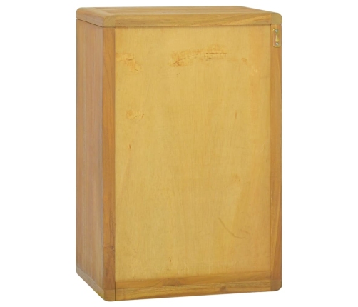 Armario de baño de pared madera maciza de teca 45x30x70 cm