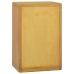 Armario de baño de pared madera maciza de teca 45x30x70 cm