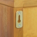 Armario de baño de pared madera maciza de teca 45x30x70 cm