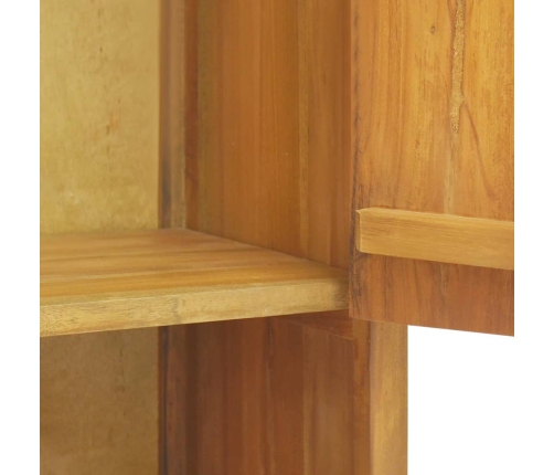Armario de baño de pared madera maciza de teca 45x30x70 cm