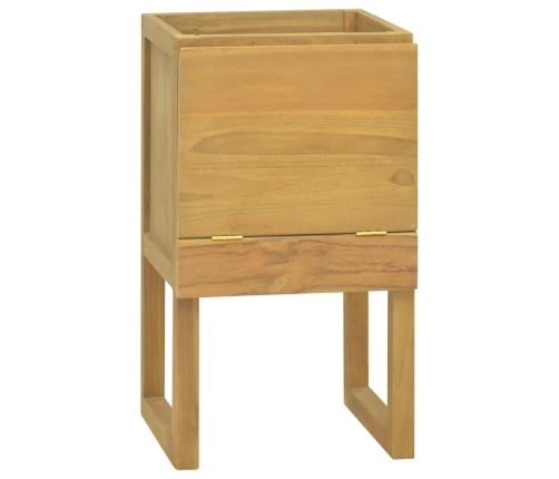 Mueble de baño madera maciza de teca 41x40x75 cm