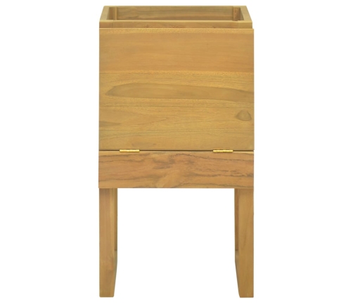 Mueble de baño madera maciza de teca 41x40x75 cm