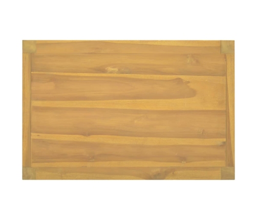 Armario de baño madera maciza de teca 60x40x75 cm