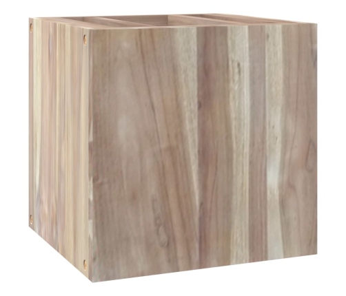 Armario de baño de pared madera maciza de teca 41x38x40 cm