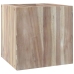 Armario de baño de pared madera maciza de teca 41x38x40 cm