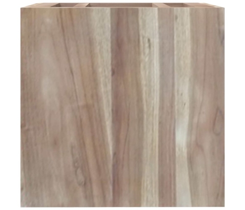 Armario de baño de pared madera maciza de teca 41x38x40 cm