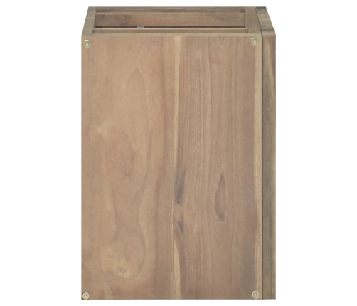 Armario de baño de pared madera maciza de teca 45x30x40 cm