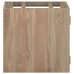 Armario de baño de pared madera maciza de teca 46x25,5x40 cm