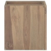 Armario de baño de pared madera maciza de teca 46x25,5x40 cm